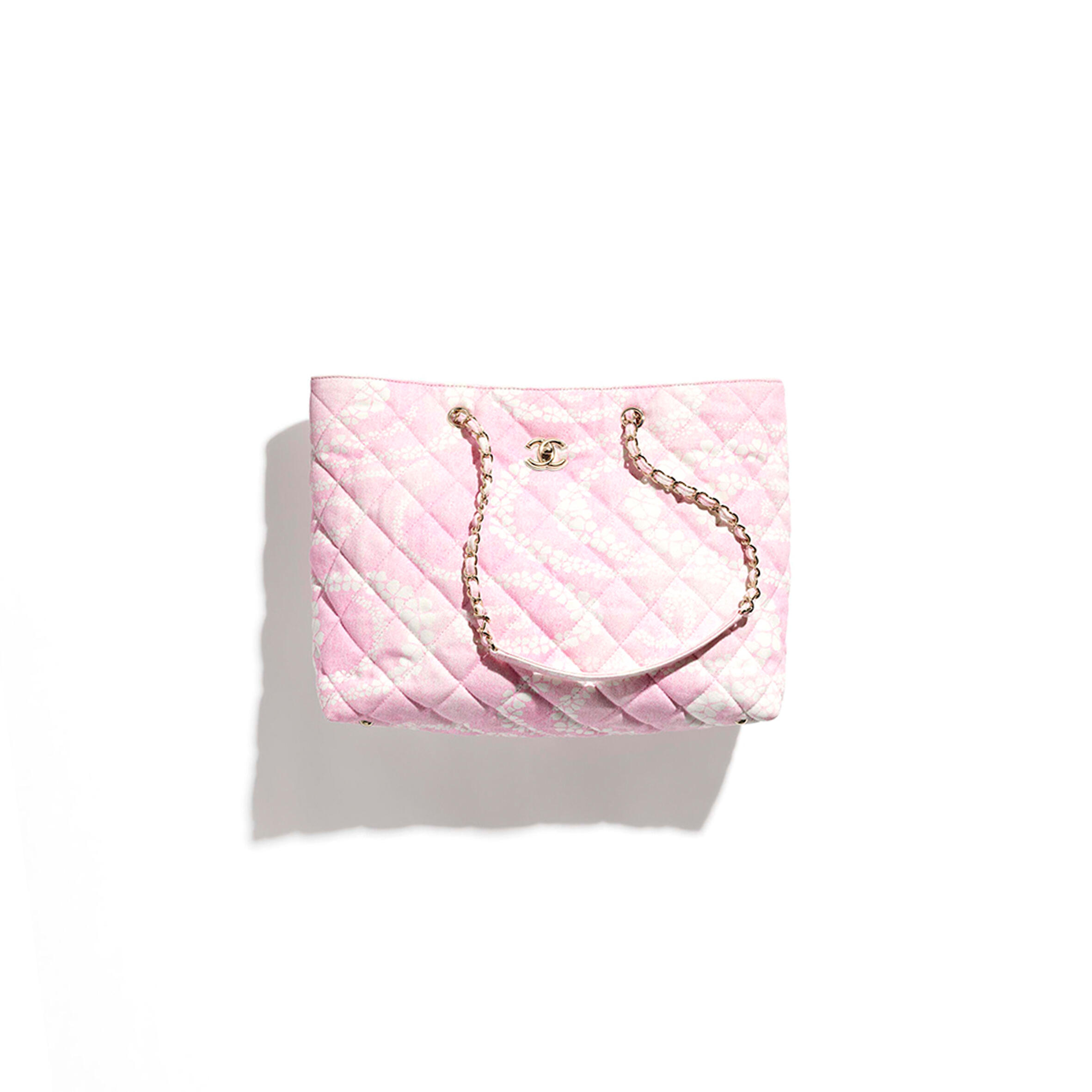 CHANEL MASTER COCO BEACH 2025 COLLECTION SHOPPING BAG PRINTED DENIM AS5429 (37*28.5*13cm)
